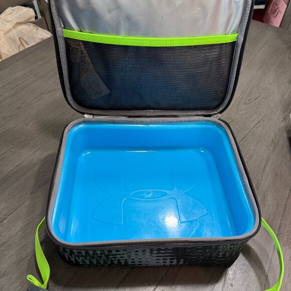 Under Armour Lunchbox Insulated Neon Green Black Hard Liner - Picture 3 of 3